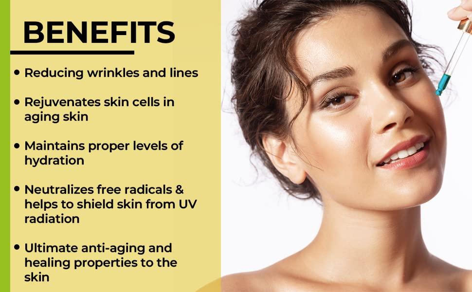 COMPLETE SKIN SOLUTIONS Copper Peptide Face Serum Collagen - With Anti Aging Skin Solutions Properties:1oz/30ml Anti-Wrinkle Formula For Youthful Skin