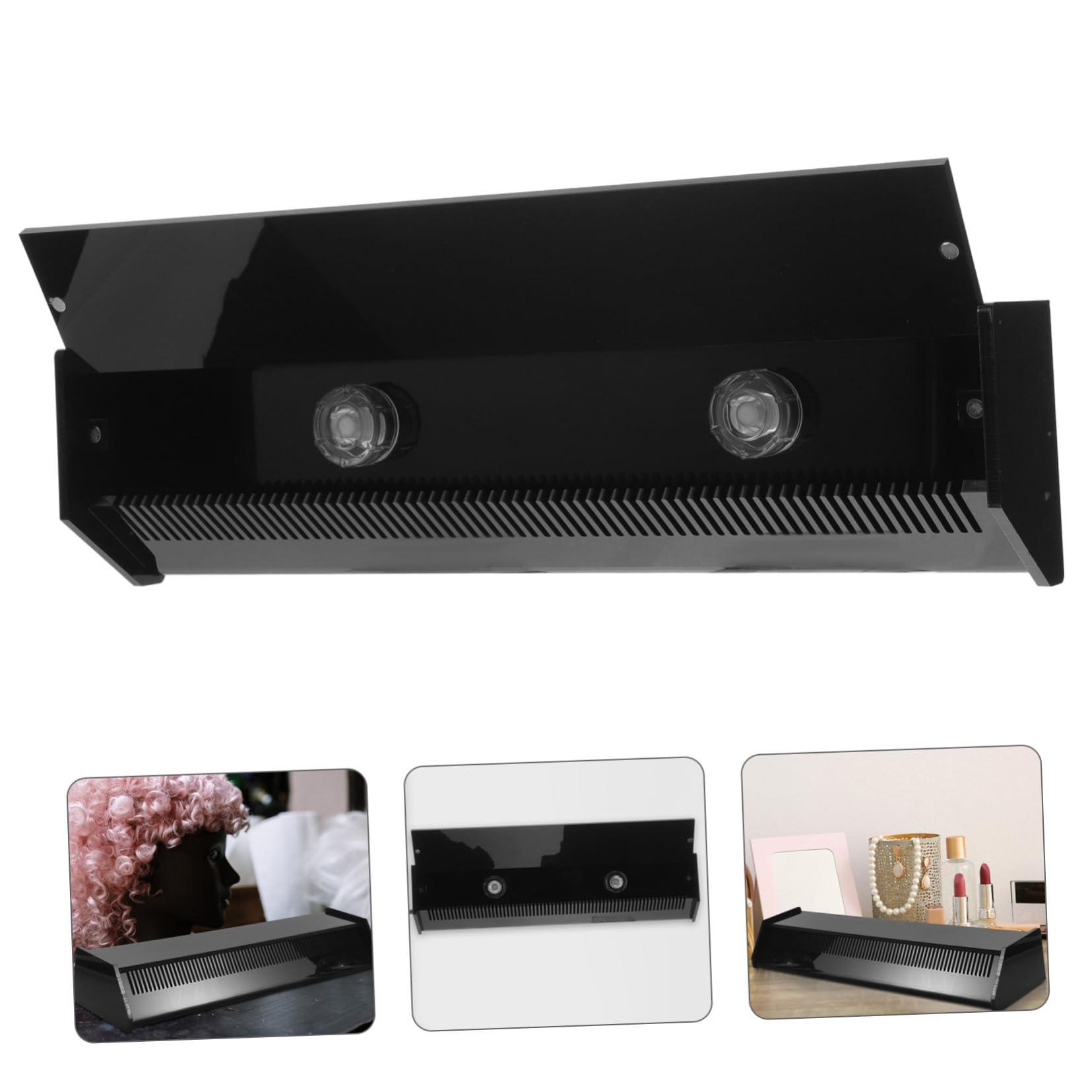 OHPHCALL OHPHCALL Hair Extension Holder Wall Mounted Display Rack for Wigs and Hair Extensions No Drilling Required for Salon and Home Use