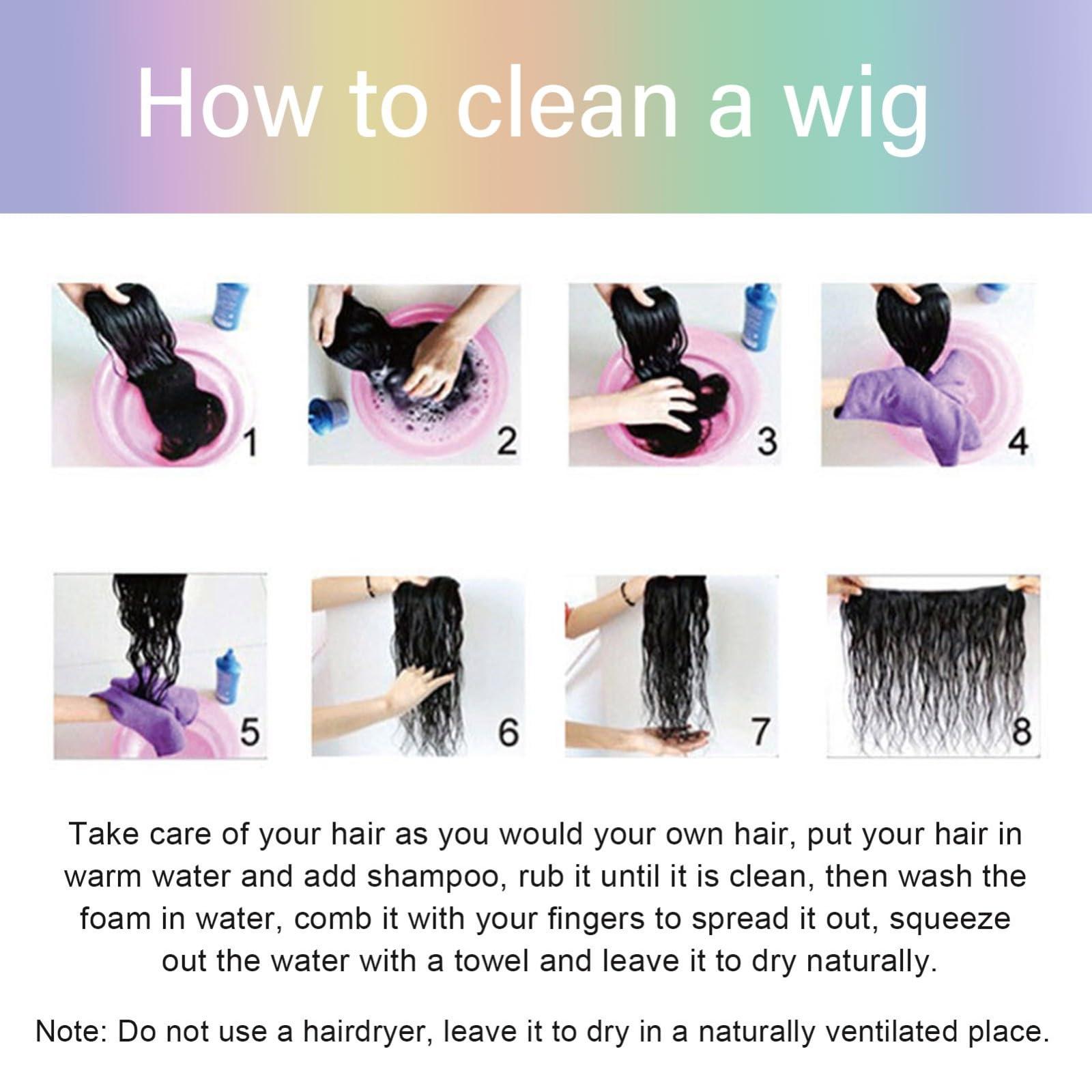 ZBYXPP ZBYXPP Long Wavy Front Lace Wig, Women 30\" Super Long Water Wavy Curly Synthetic Wigs for Daily Use