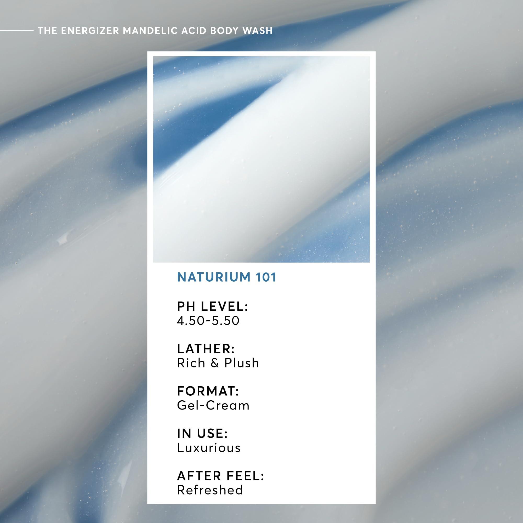 Naturium Naturium The Energizer Body Wash, Cooling & Refreshing Formula with Mandelic Acid, Deeply Cleanses & Neutralizes Body Odor, 16.9 oz