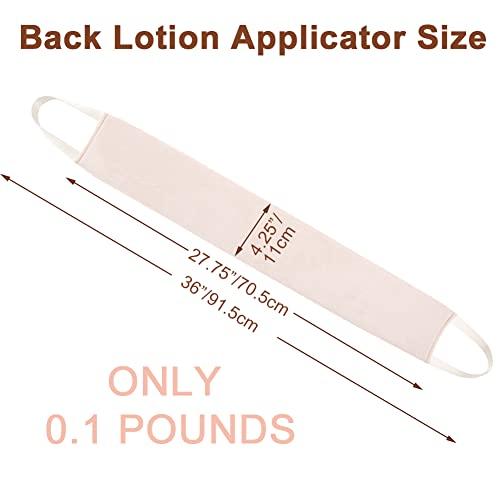 STEUGO Lotion Applicator for Back, Self Back Tanning Applicator Back Lotion Applicators Tanning Back Applicator Double Side Used Soft Smooth Even for Lotions Mousses Creams