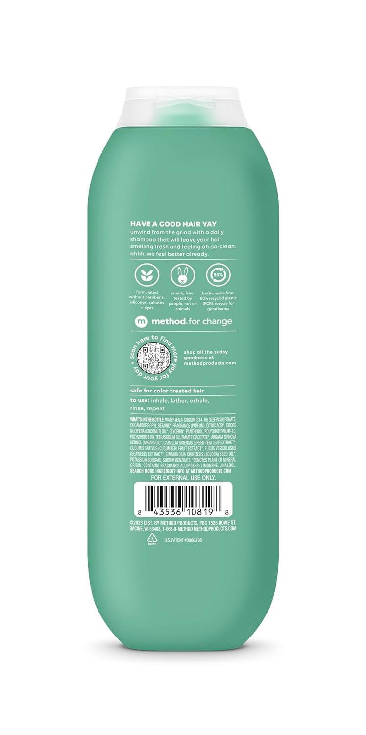Method Method Daily Zen Shampoo and Conditioner, Gentle Daily Hair Care for Balance and Serenity, 1 CT.
