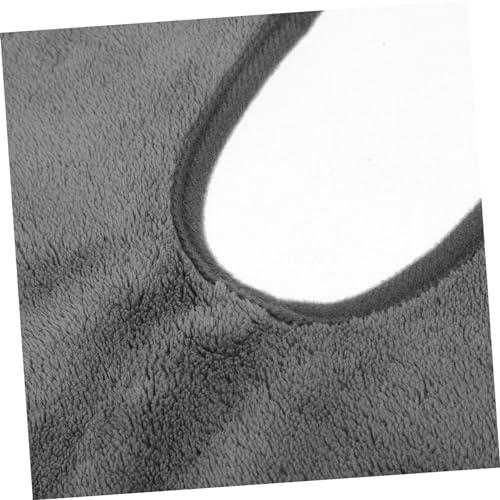 FOMIYES FOMIYES 2pcs Beauty Towel Facial Cleansing Towels Bath Towel Facial Towel Head Towels for Wet Hair Salon Used Towels Hand Towels Face Towels Towel for Hair Wrapping Dark Grey Coral Fleece
