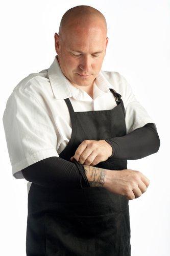 Tatjacket Tatjacket Tattoo Cover Up Concealer Sleeve, 2-PACK, Full Arm coverage, UPF 50 Protective, Slip Free, for Men & Women (Unisex), LARGE, BLACK