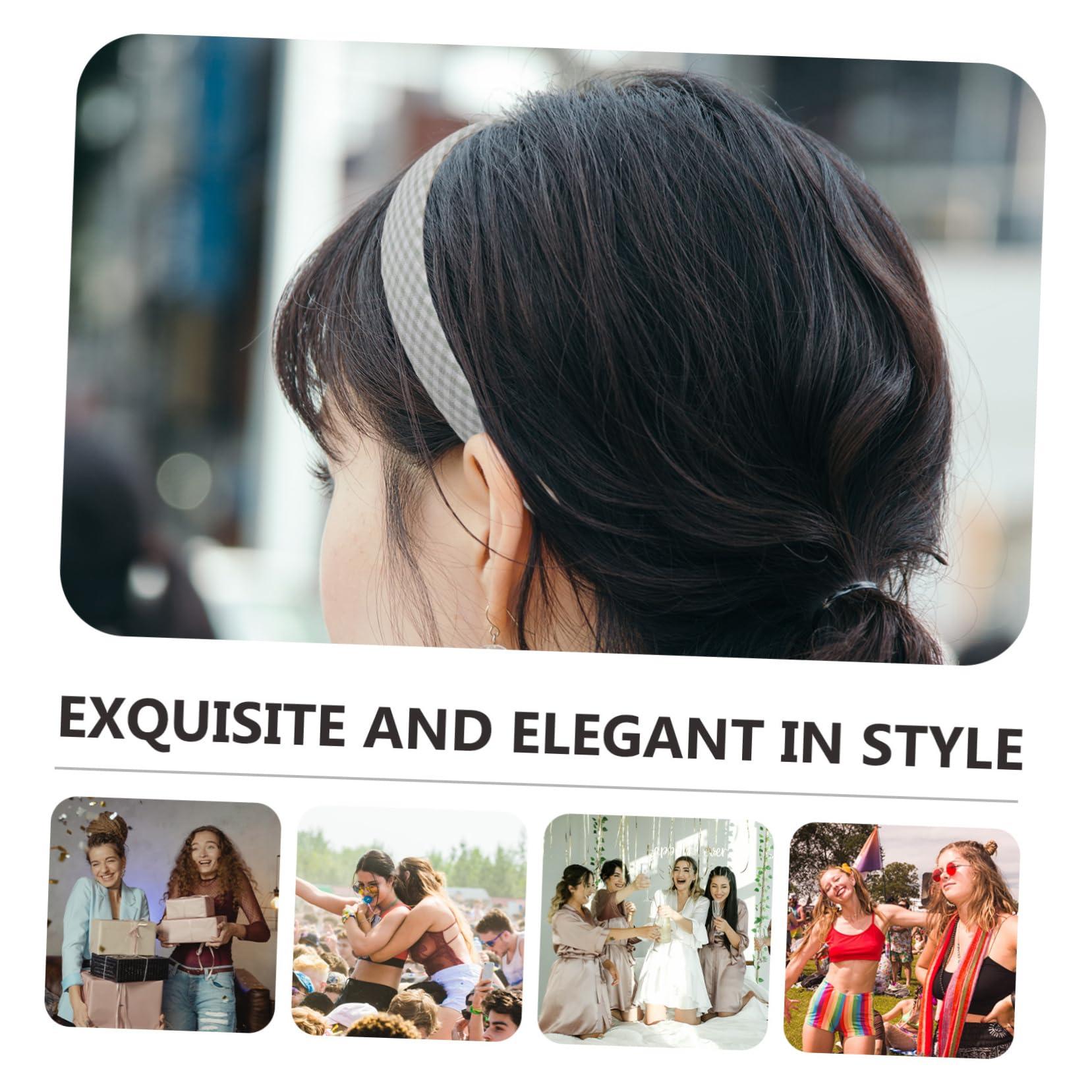 SHERCHPRY SHERCHPRY 5PCs Women\' Pearl Headband Wide Beach Headband Set Elegant Imitation Pearl Hair Accessory for Ladies