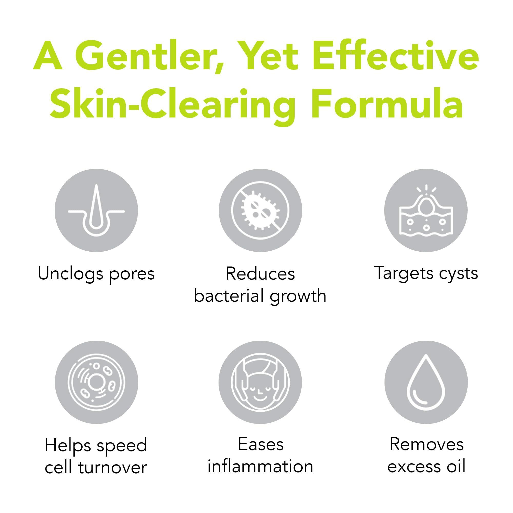 humane humane Benzoyl Peroxide Acne Body Wash - 5% Regular-Strength Acne Treatment for Face, Skin, Back and Body - 8 Fl Oz - Dermatologist-Tested Non-Foaming Cleanser - Vegan, Cruelty-Free