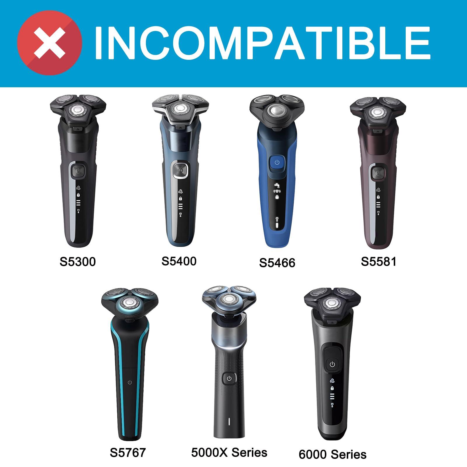 innobeaut SH50 Replacement Heads Compatible with Phillips Norelco 5000 Replacement Electric Shaving Head Razor Blades