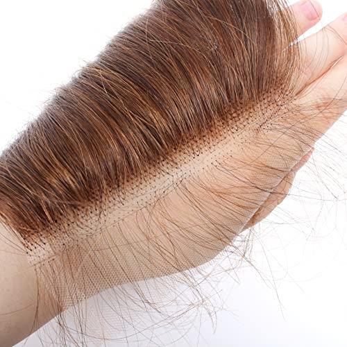 Kapelli Hair Kapelli Hair Brazilian Body Wave Bundles with Closure (12 14 16+12) 10A Light Brown Body Wave Human Hair Bundles with Lace Closure Brazilian Virgin Hair 3 Bundles with Lace Closure with Baby Hair