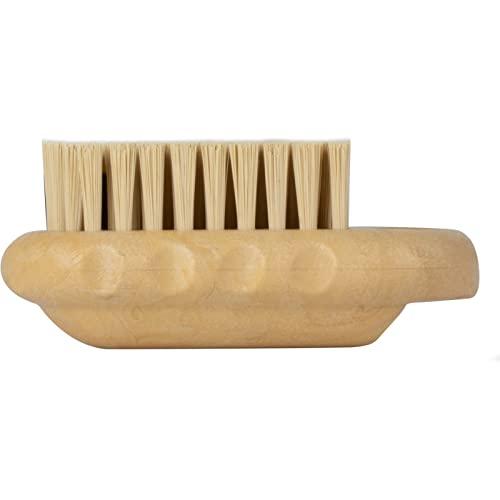 SPARTA SPARTA Nail Scrub Brush Commercial-Grade, Heavy-Duty Hand and Fingernail Brush with Stiff Bristles for Gardeners, Mechanics, And Foodservice Personnel, Plastic, 5 Inches, Tan