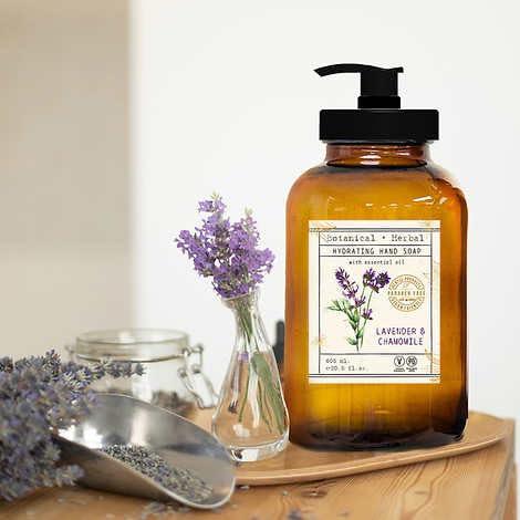 Home and Body Company Home and Body Company | Apothecary 101 | 4 Hand Soaps | Hand Wash Ultra Moisturizing Formula in Glass Bottles (Sage/Eucalyptus, Coconut/Hibiscus, Lavender/Chamomile, Citrus/Verbena)