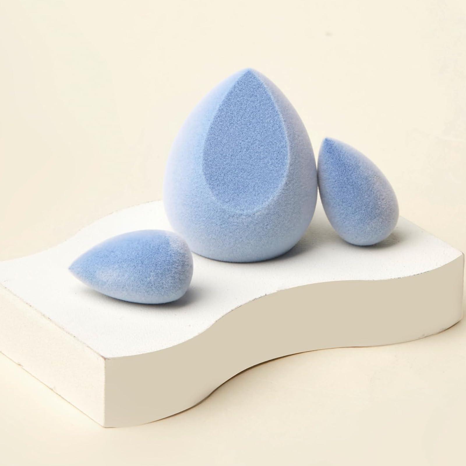 JUNO & Co. JUNO & Co. Microfiber Sponge, Latex-Free, Dual Layer Technology, Flawless Makeup Blender for Foundations, Powders and Creams (Velvet Love Bundle)