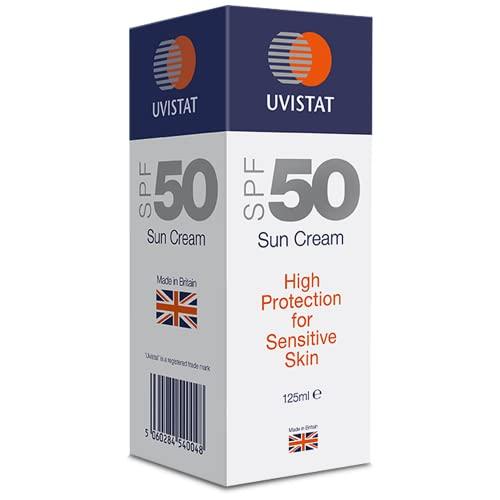 Uvistat Uvistat Sun Cream SPF50 Very High Protection 125 ml