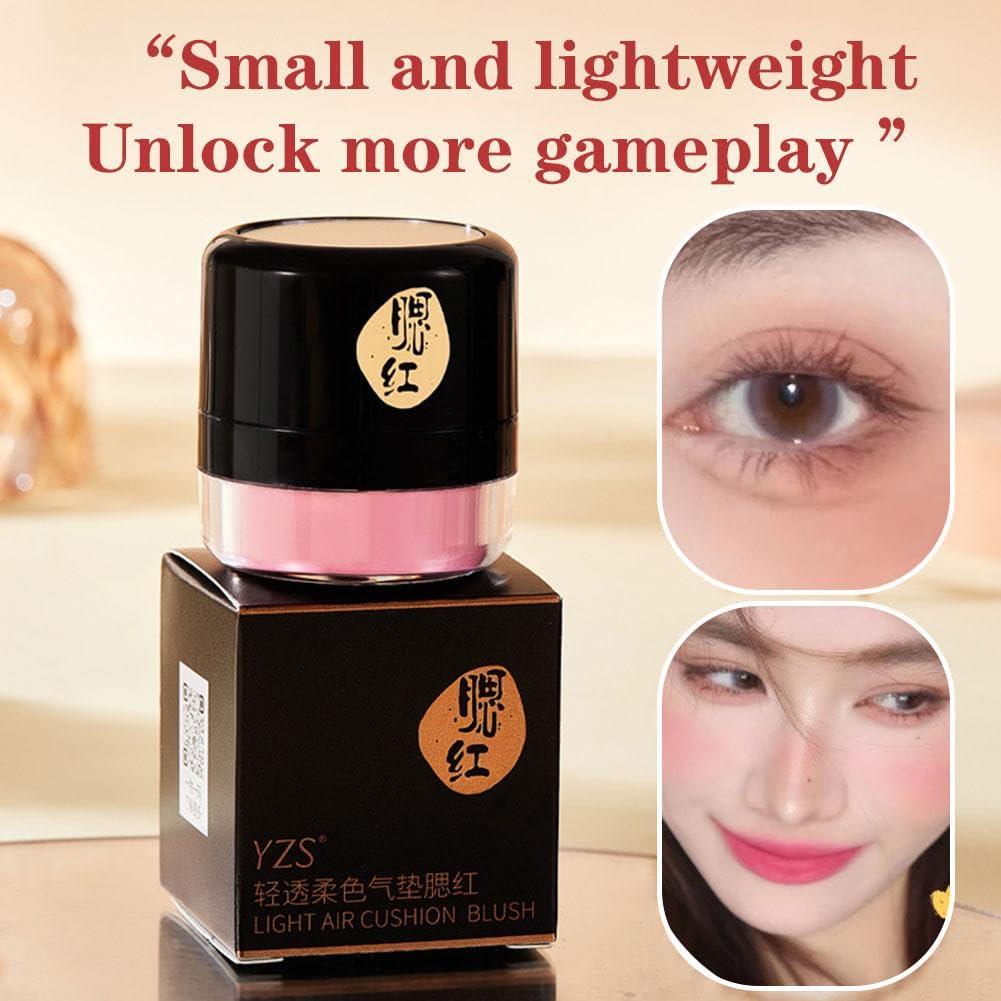 Generic Powder Blusher Matte Blush Powder Mushroom Head Air Cushion Blush High Gloss Soft Mist Cheek Rouge Natural Waterproof Face Contour Makeup Cosmetics