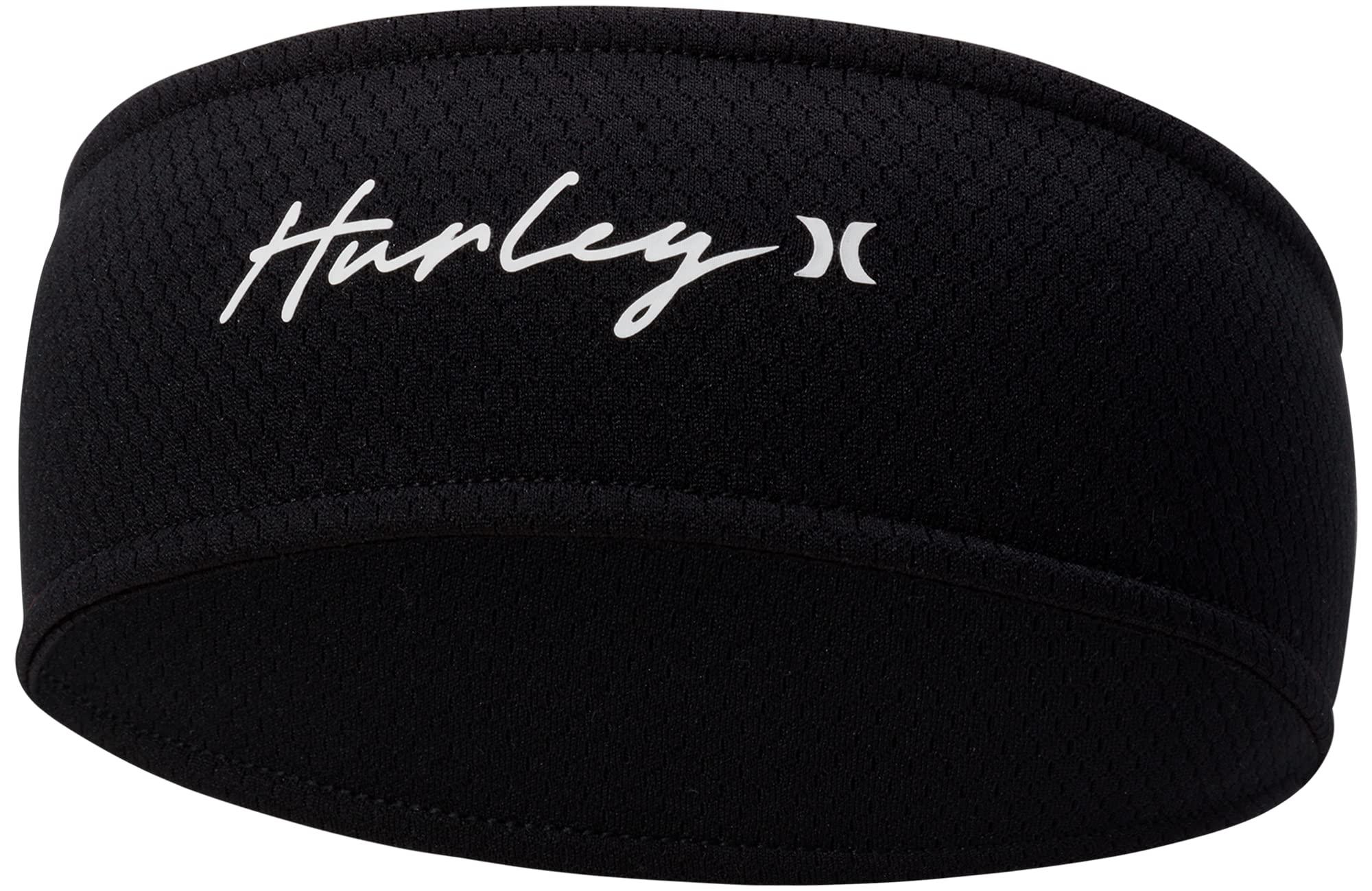 Hurley Hurley Women\'s Headband - Holly Sweat Resistant Quick Drying Performance Sweatband, Size One Size, Black