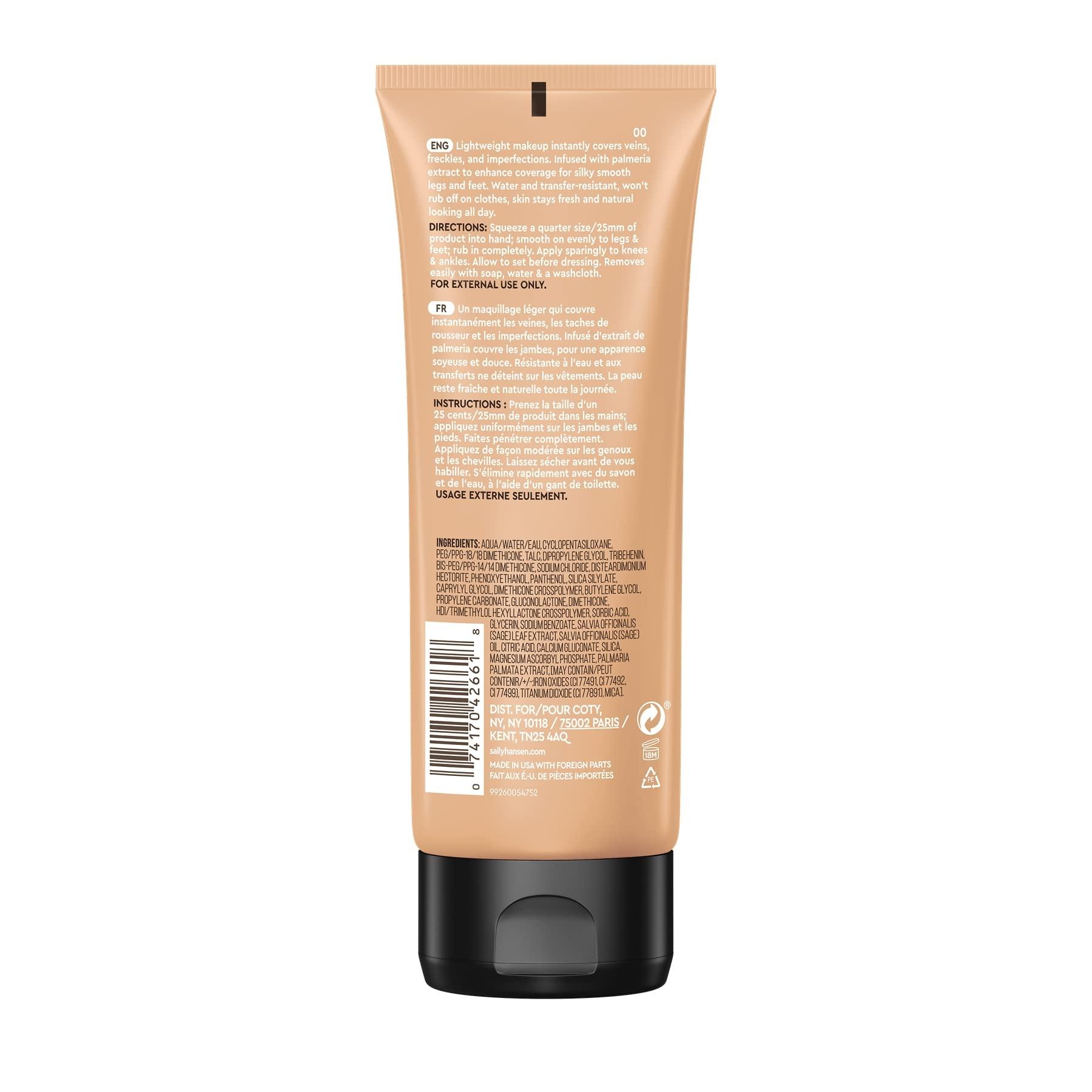 Sally Hansen Sally Hansen Airbrush Legs, Leg Makeup, Fairest, Easy Application, Flawless Looking Legs, Water Resistant, Transfer Proof Lotion