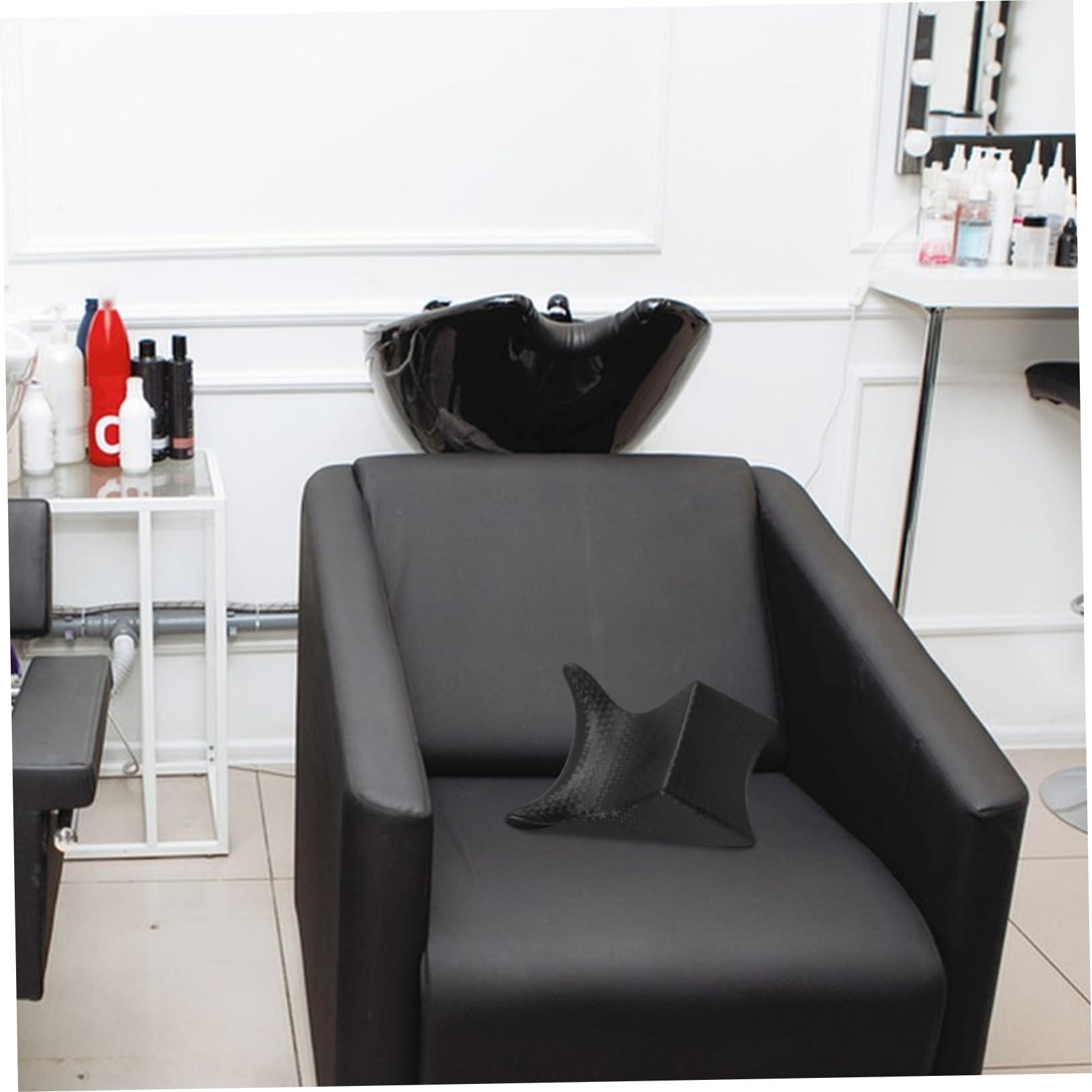 CHILDWEET CHILDWEET Shampoo Bed Pillow Theow Pillows Flume Sink Shampoo Anticaida Pillow for Neck Hair Salon Supplies Shampoo Neck Cushion Shampoo Bowl Pillow Shampoo Bowl Accessory Black Rubber