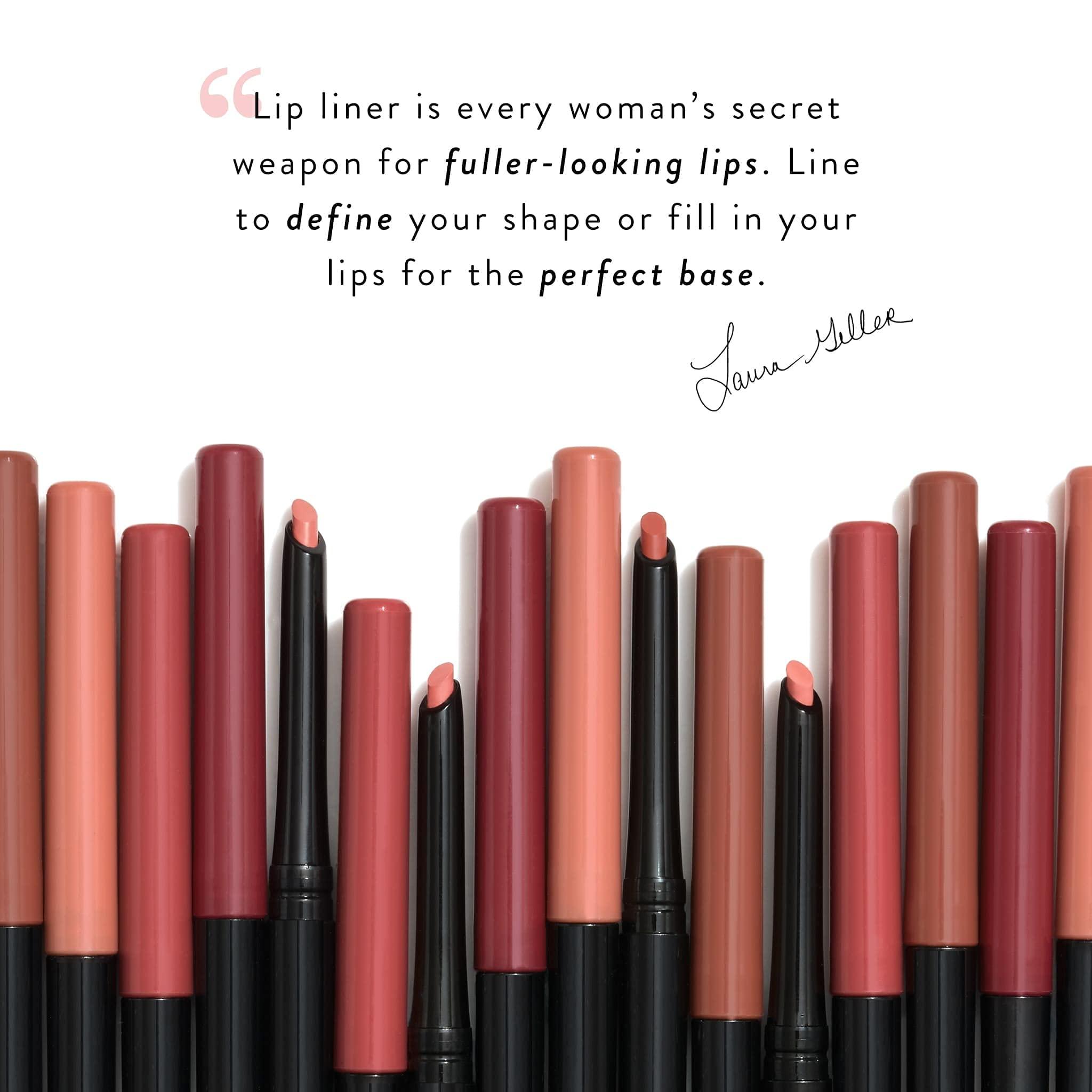 LAURA GELLER NEW YORK LAURA GELLER NEW YORK Modern Classic Lip Liner, Luxurious Creamy Long Lasting Lip Liner, Prevents Feathering and Fading, Sassy Spice