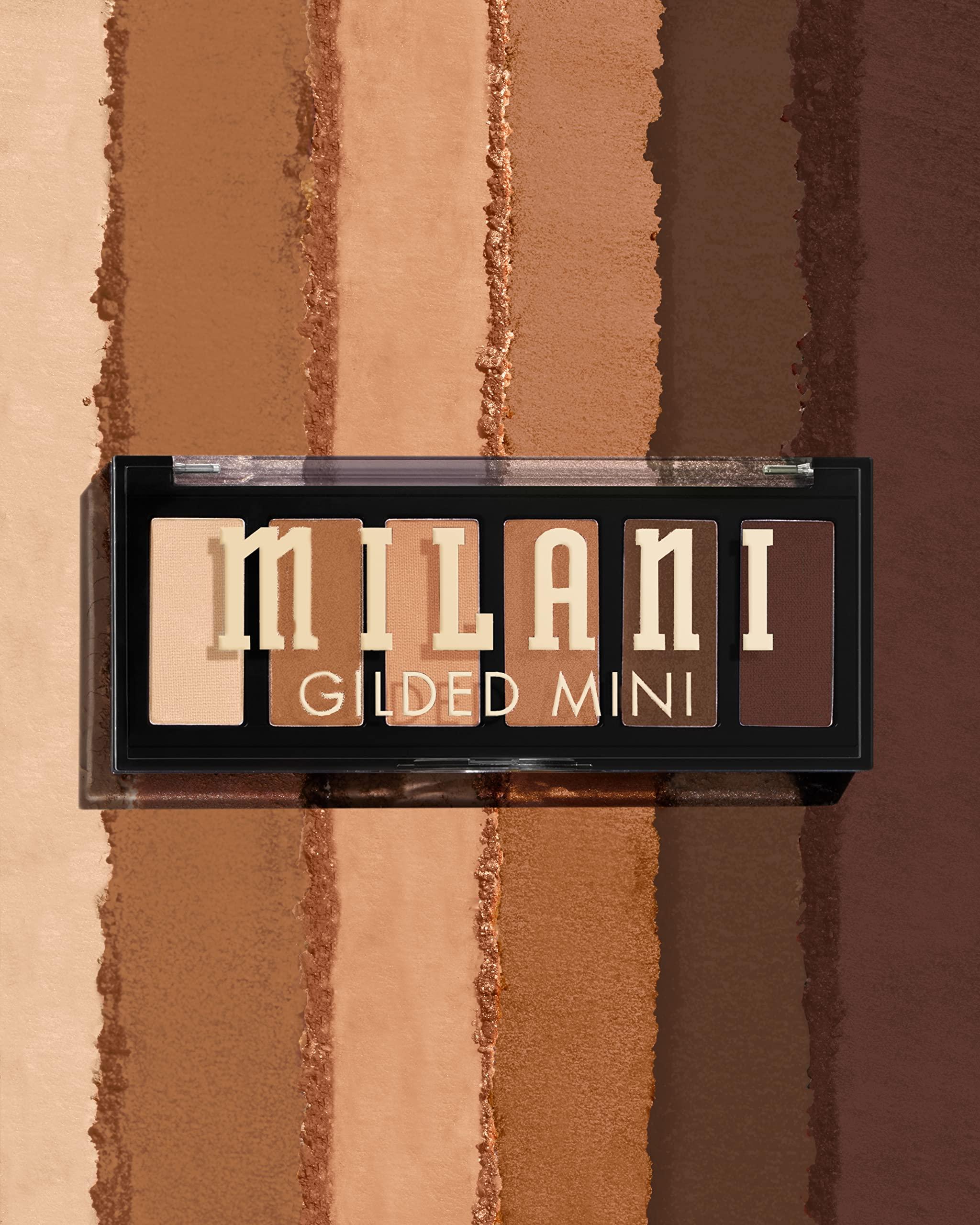 Milani Milani Gilded Mini Eyeshadow Palette with 6 Matte & Shimmer Hues - Whiskey Business