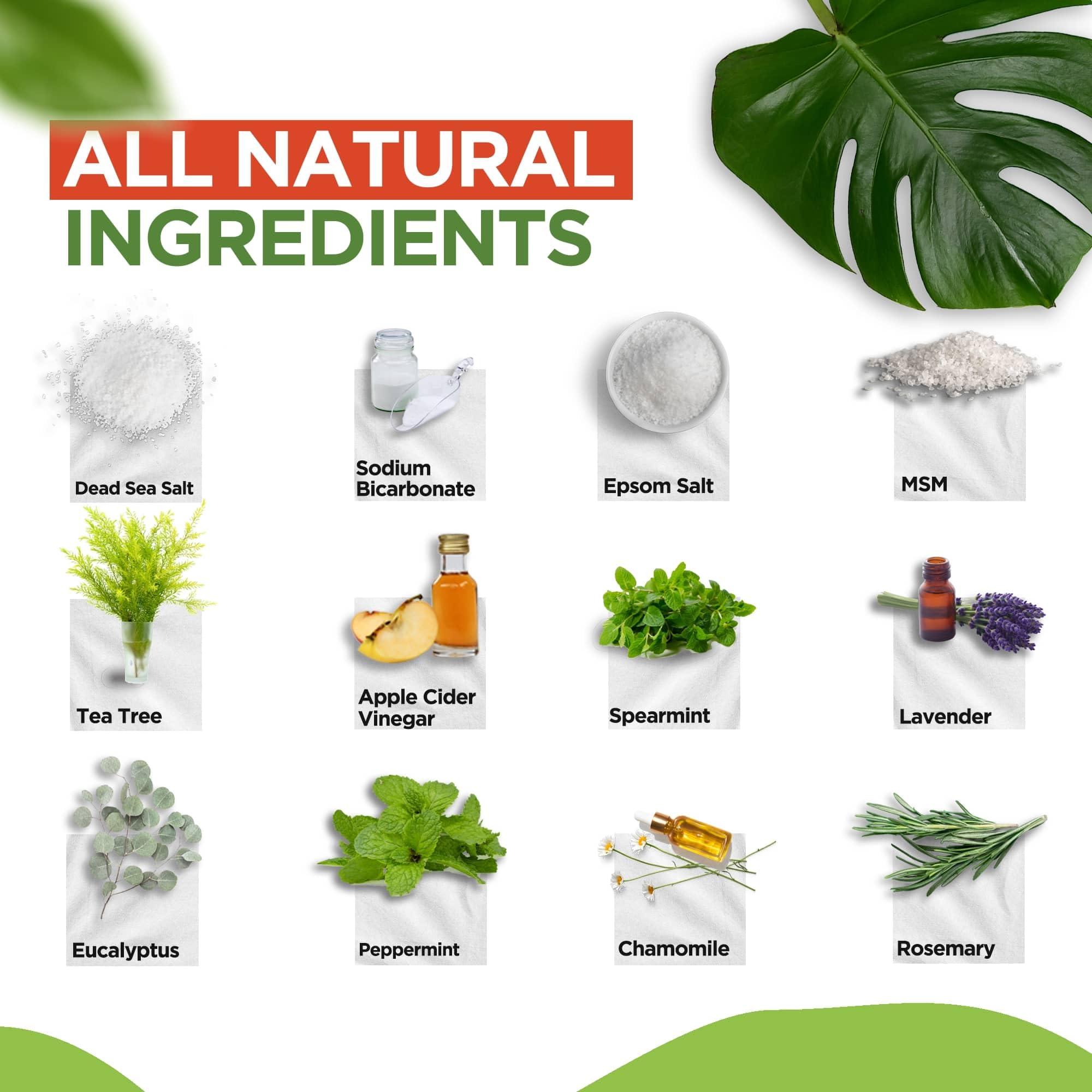 DAILY REMEDY EXTRA STRENGTH Tea Tree Oil Foot Soak with Epsom Salt - Made in USA - for Toenails, Athlete\'s Foot, Itchy Feet, Stubborn Smelly Foot Odor, Pedicure, Foot Calluses & Soothes Sore Tired Achy Feet-2 Pack