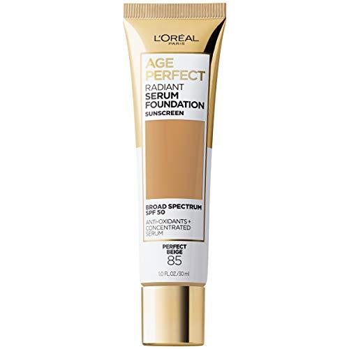 L'Oréal Paris L'Oréal Paris Age Perfect Radiant Serum Foundation with SPF 50, Perfect Beige, 1 Ounce