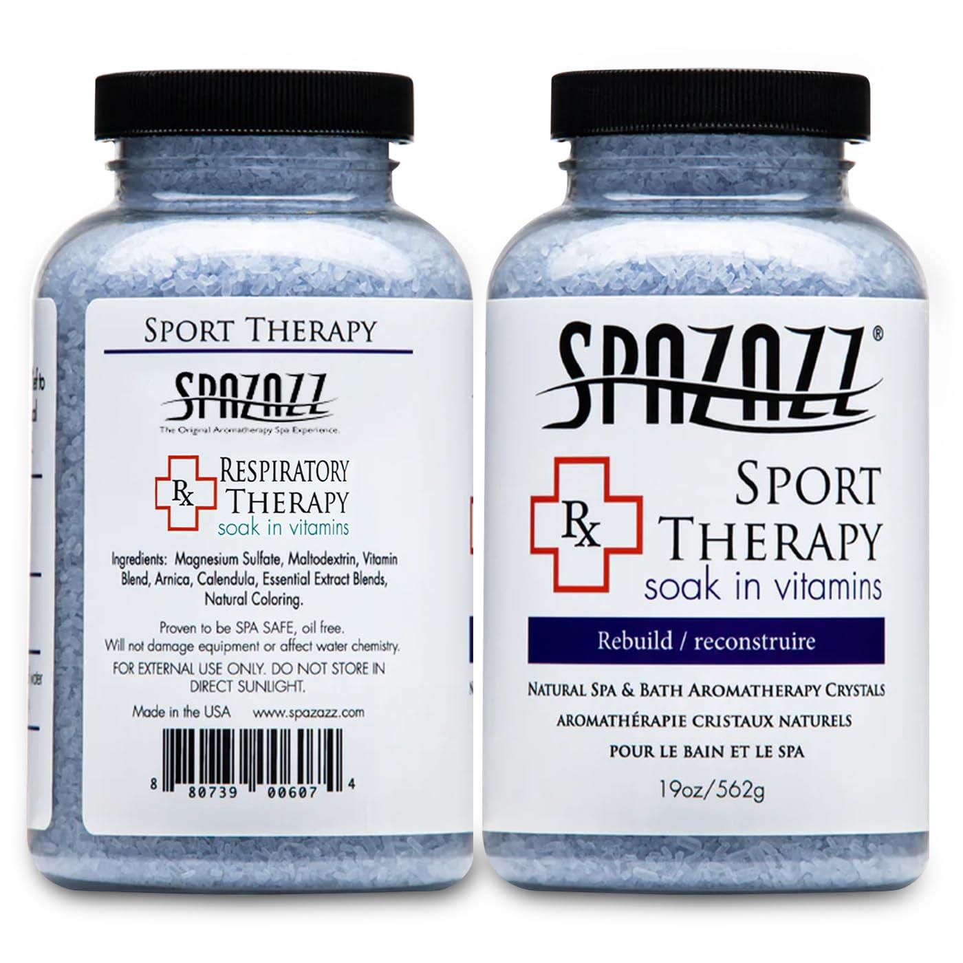 Spazazz Spazazz SPZ-607 RX Sport Therapy Rebuild Crystals Container, 19 oz.