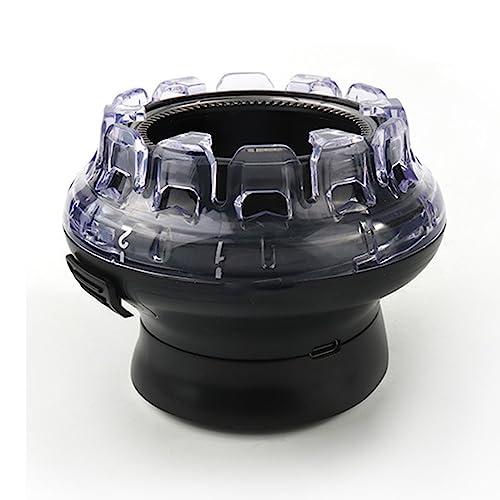 Dioche Hair Trimmer for Men, Rechargeable Hair Clippers, Rotary Short Hair Cutter Small Fast Charging Digital Cordless Rotary Hair Clipper for Home Salon