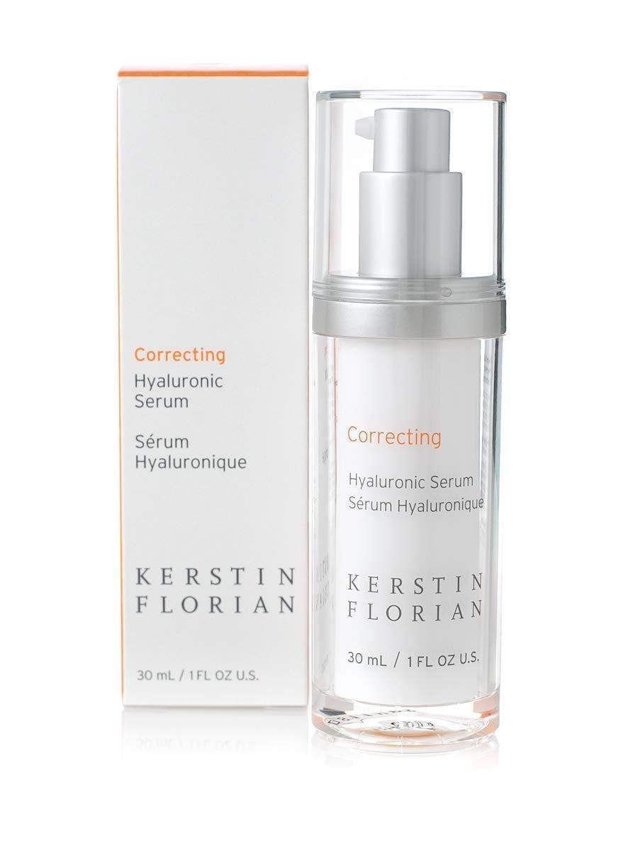 Kerstin Florian Kerstin Florian Correcting Hyaluronic Serum | Correcting Rescue Creme Set | Moisturizing Anti Aging Serum for Hydration | Healing Moisturizer with Shea Butter and Vitamin E Duo