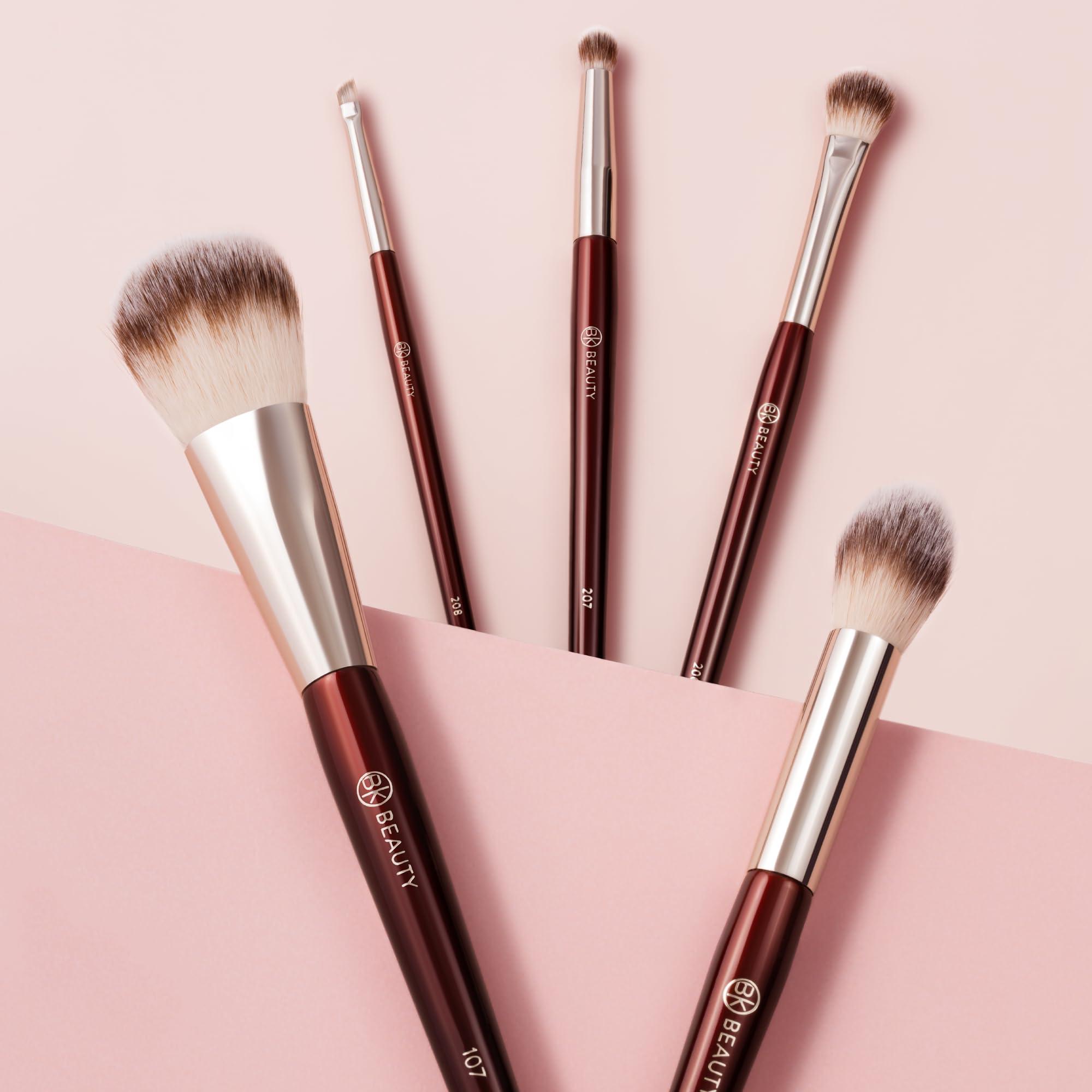 BK BEAUTY BK BEAUTY - PRECISION BRUSH COLLECTION (5PC) - Professional Makeup Brush Set for Bronzer, Blush, Contour, Powder & Eye Makeup | Premium Face Brushes for Flawless Application