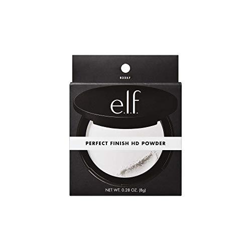 e.l.f. e.l.f. Perfect Finish HD Powder, Blurs Fine Lines & Imperfections, All Day Wear, Perfect for On The Go, 0.28 Oz