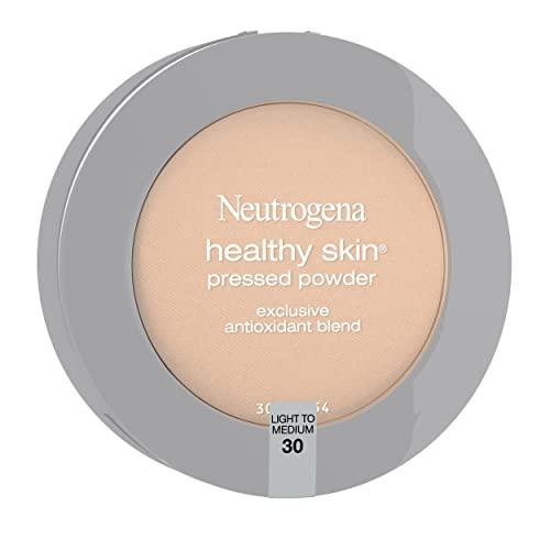 Neutrogena Neutrogena Healthy Skin Pressed Makeup Powder Compact with Antioxidants & Pro Vitamin B5, Evens Skin Tone, Minimizes Shine & Conditions Skin, Light to Medium 30.34 oz (Pack of 2)