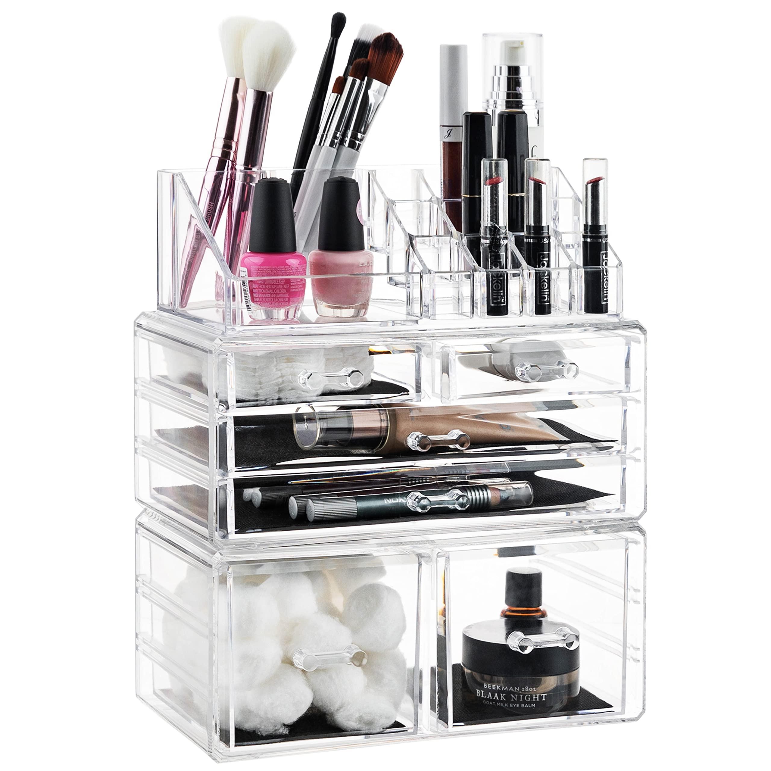 Masirs Masirs Clear Cosmetic Storage Organizer, Classy Design, Versatile, Simplifies Your Life