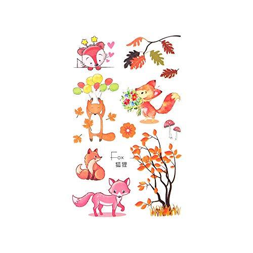 BETTERLINE Kids Temporary Tattoos - More than 100 Easy-to-Use Tattoos for Children (Animal Tattoos - 12 Sheets)