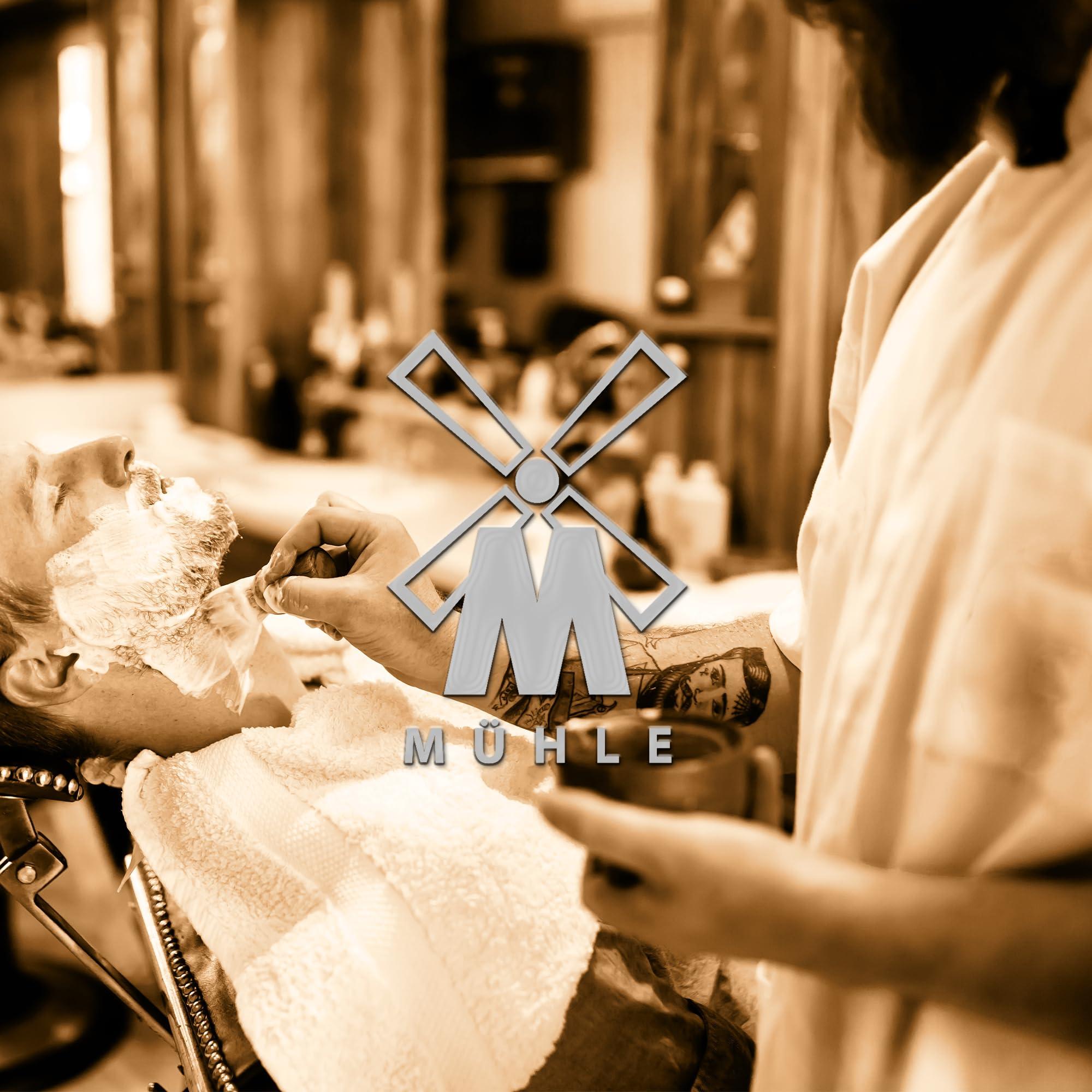 MHLE MHLE EDITION Chrome 2-Piece Shaving Set - Classic Closed Comb R89 Safety Razor & Razor Stand Safety Razor Kit for Men, Shaving Razor, Straight Razor Shaving Kit for Men