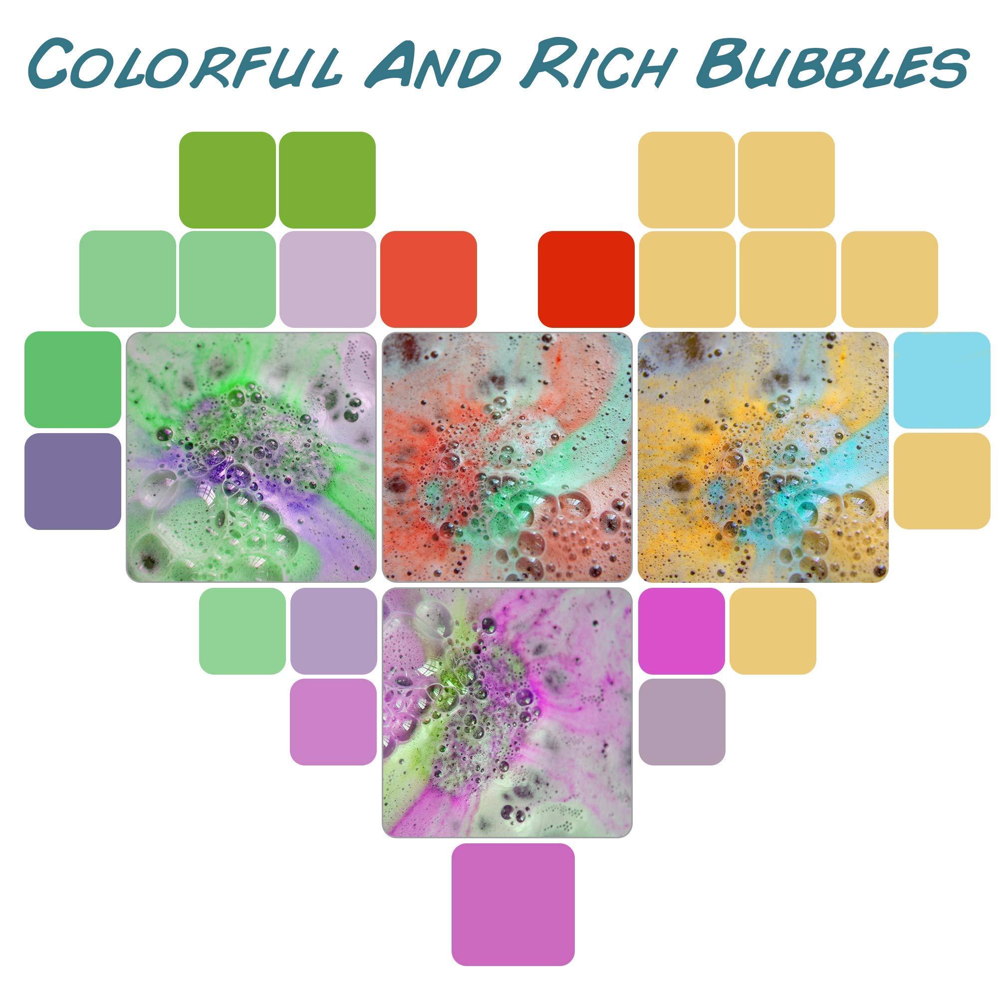 STARYAR Bath Bombs for Kids with Surprise Toys Inside - 9 Pack Organic Dinosaur Bath Bombs Easter Eggs Gifts, Bubble Bath Fizzers, Dinosaur Toys for Kids 3 4 5 6 7 8 9 Years, Boys Easter Basket Stuffers