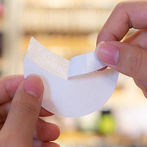mollensiuer 100 Pcs Eyeshadow Patches White Eyeshadow Protection Pads Eyeshadow Pads Stencils Professional Eyeshadow Protection For Eyelash Extensions, Lip Makeup(S)