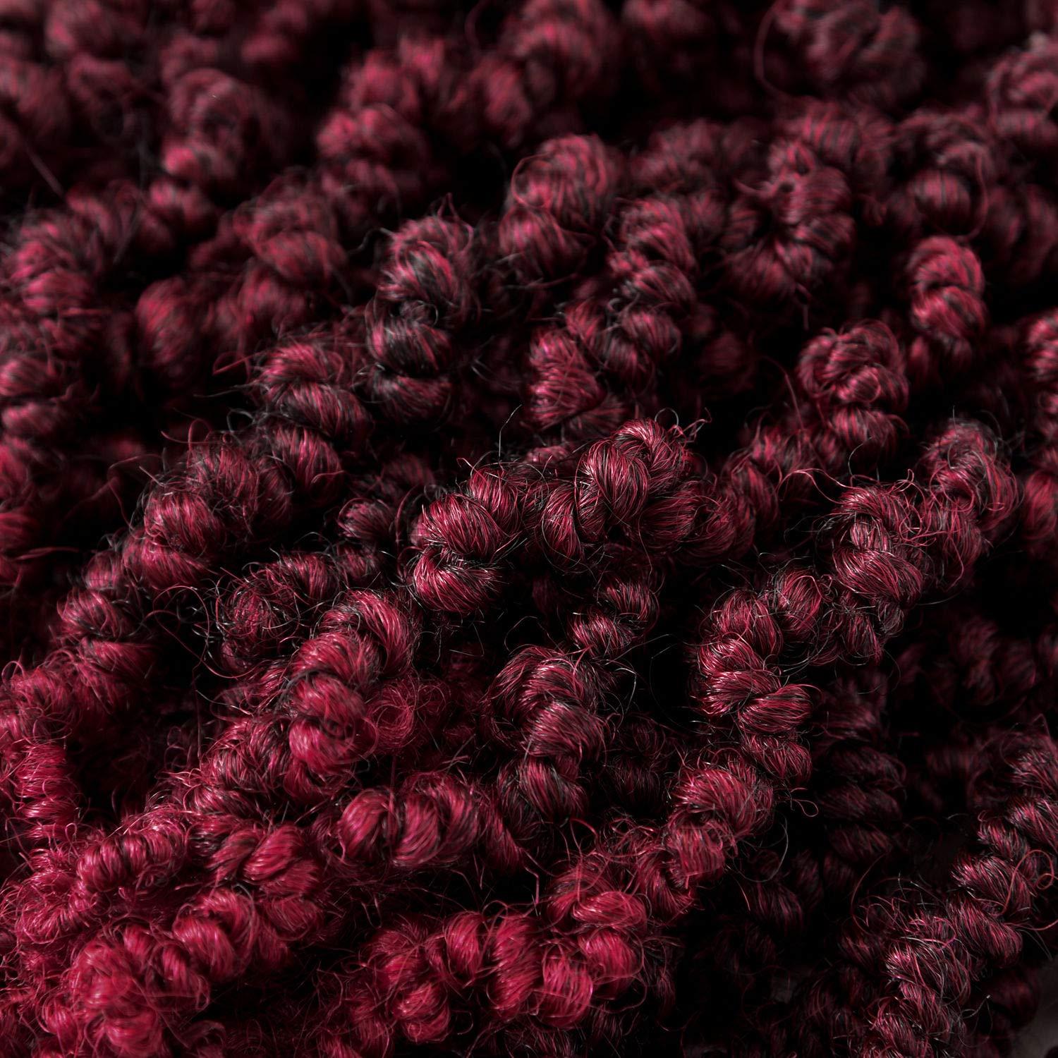 Kori Koli Kori Koli 3 Packs Short Curly Spring twist Braids Synthetic Crochet Hair Extensions 10 inch 15 strands/pack Ombre Crochet Twist Braids Fiber Fluffy Curly Twist Braiding Hair Bulk (T1B/BUG#)