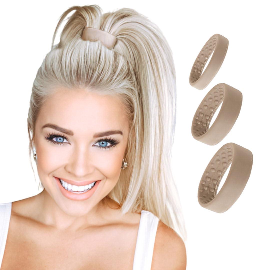 PONY-O PONY-O Three size pack: one Small, one Medium, one Large. (Dark Blonde)