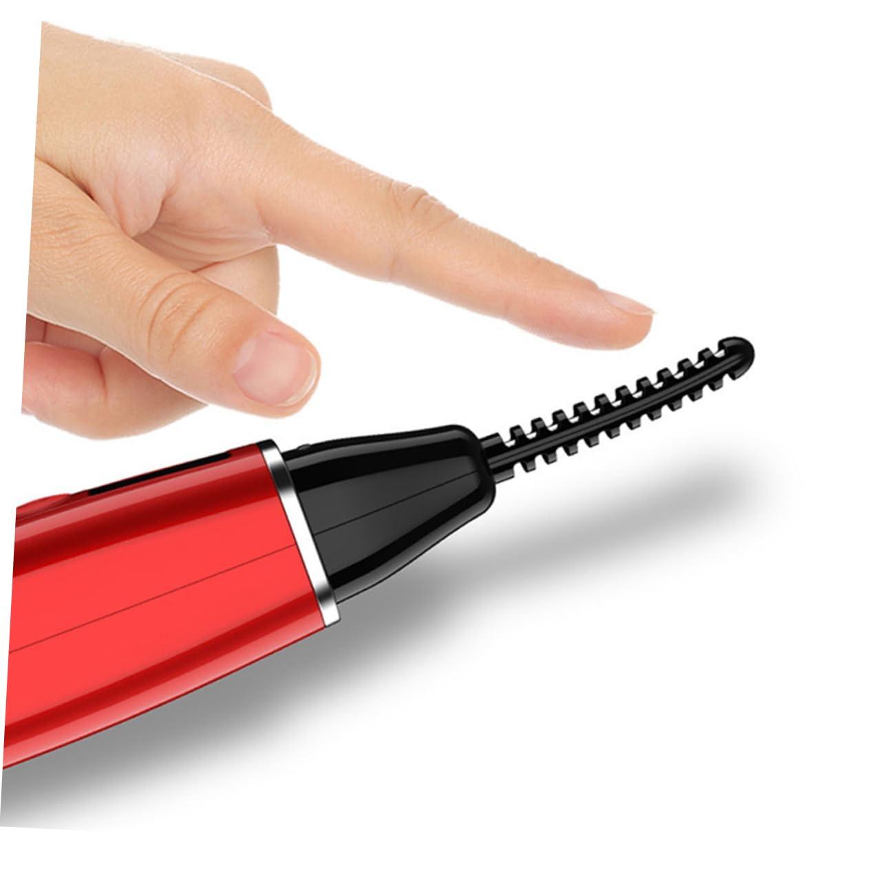 POPETPOP POPETPOP Eyelash Curler Heated Eye Lashes Curler USB Eye Lash Curlers Tools Eye Lash Curler Eyelash Beauty Tool Electric Eyelash Tool Makeup Tool Eyelash Styling Heated Curler Red Abs