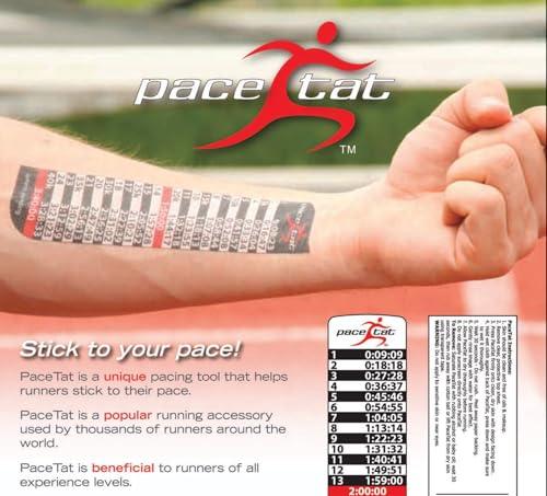 PACETAT PACETAT - Pacing Tattoo - Miles Splits - Full and Half Marathon Finish times (Full: 3:15 | Half: 1:37)