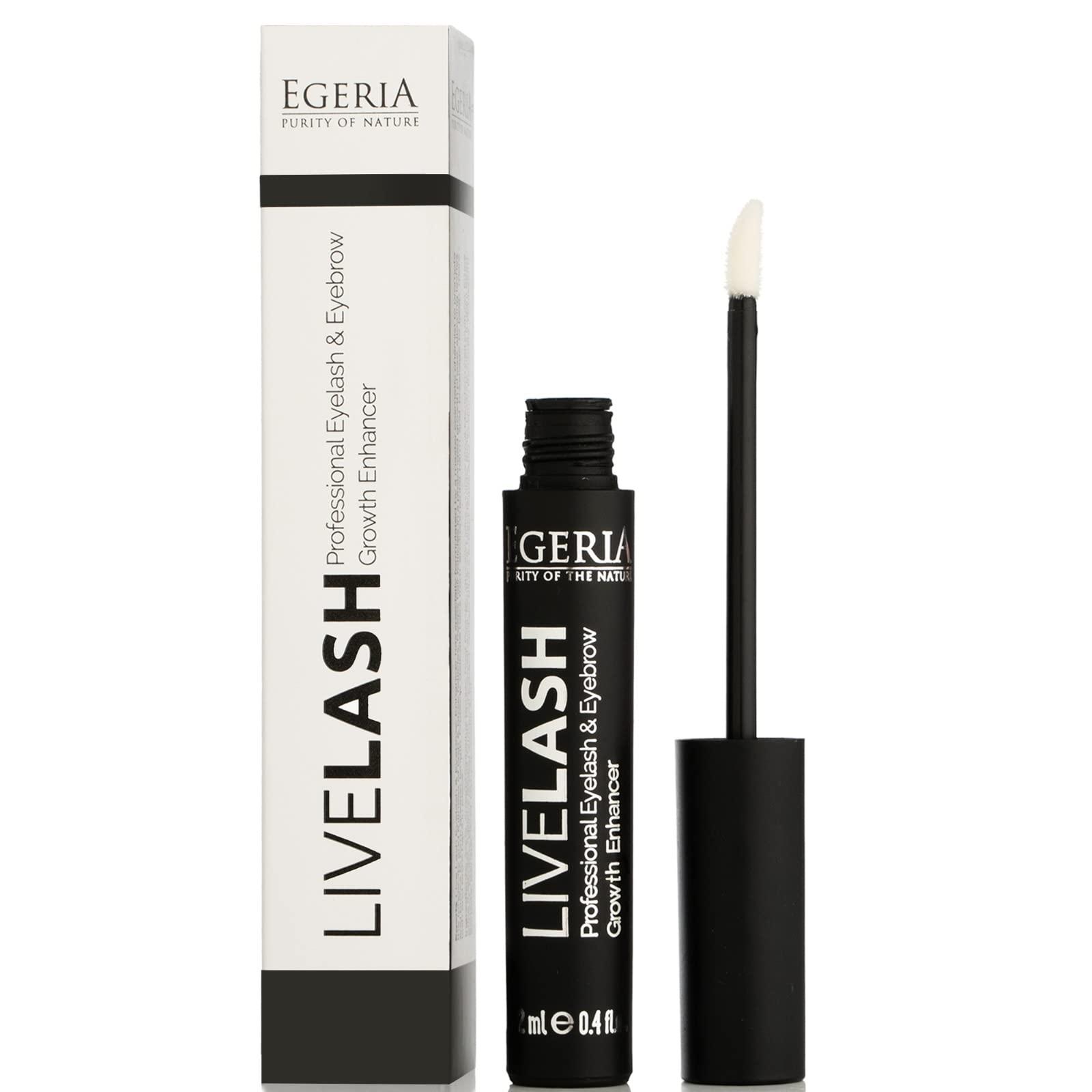 Egeria Premium Eyelash Growth Serum and Eyebrow Enhancer by Egeria, Lash boost Serum for Longer, Fuller Thicker Lashes & Brows (1 PCS)
