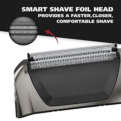 Wahl Wahl Black Chrome Smart Shave Replacement Foils, Cutters and Head for 7061 Series - Model 7045-700