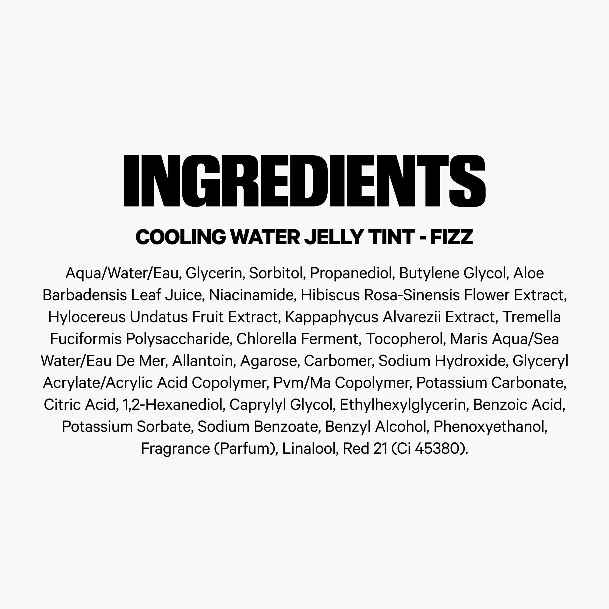 Milk Makeup Milk Makeup Cooling Water Jelly Tint Sheer Lip + Cheek Stain with Vegan Collagen, Seawater + Aloe Hydrating, Long-Lasting, Buildable Lip Tint + Blush Fizz, 0.17 oz