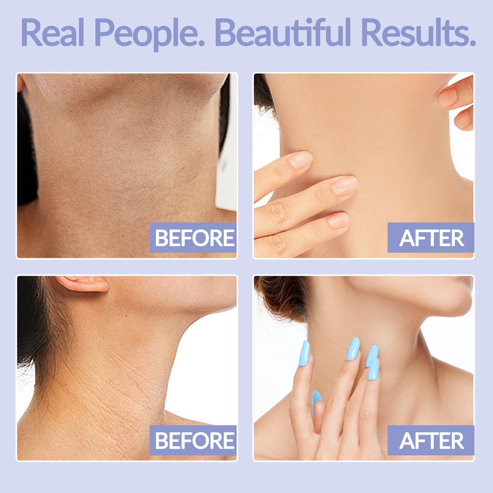 Hywestger Neck Firming Cream, Tighten and Lift Neck Cream, Anti-Aging Neck Creams for Tightening Sagging Skin and Hydrating, Help Reduce Fine Lines & Wrinkles - 1.7 oz