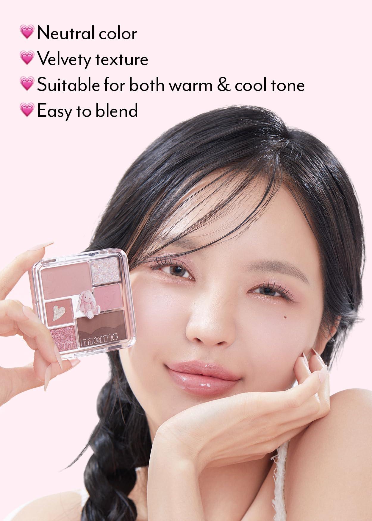 I\'M MEME I\'M MEME Wonder Soft Layer Palette - 7 Shades | Portable Size, Versatile, Blendable, Neutral Colors with Soft Texture, 01 My Teddy, 0.23 Oz