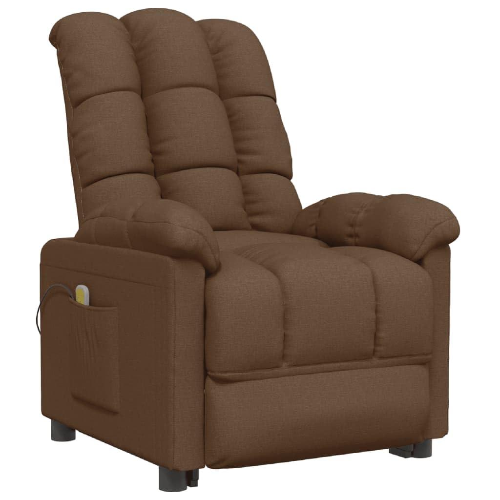 DYRJDJWIDHW DYRJDJWIDHW Massage Recliner Massage Chairs Full Body and Recliner,Best Massage Chair,Massage Chair Zero Gravity Full Body,shiatsu Massage Chair,Brown Fabric
