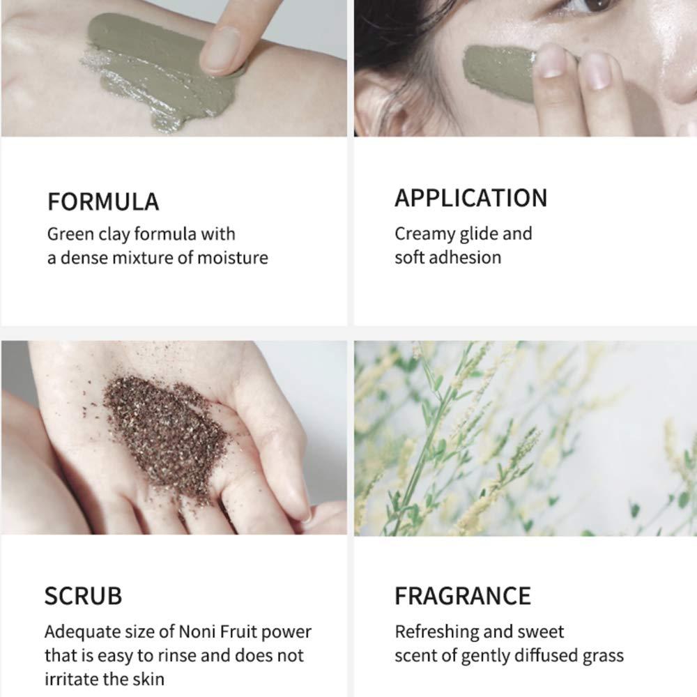 celimax celimax The Real Noni Refresh Clay Mask | Clarifying Deep Pore Cleansing, Hydrating, Pore Minimizer, For Oily Combination Skin, Blackhead, Korean Face Mask,120g