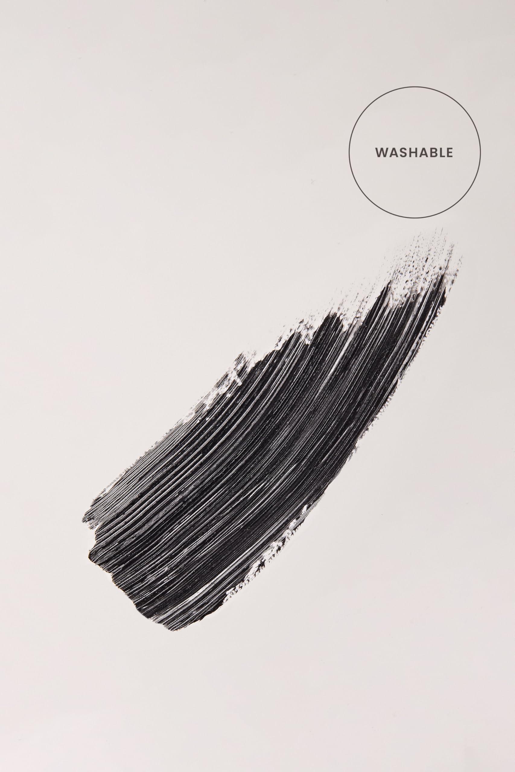 JOAH JOAH Lash UPrising Waterproof Volumizing & Lengthening Mascara, Washable, Paraben & Phthalate Free, Cruelty Free, Volume-Maximizing Spoolie Brush Applicator - Blackest Black