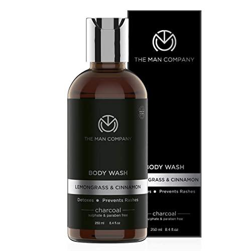 The Man Company The Man Company Activated Charcoal Body Wash - 250ml | Anti Pollution Body Wash for Deep Pore Cleansing | Removes Dirt & Impurities | Acne Control Shower Gel