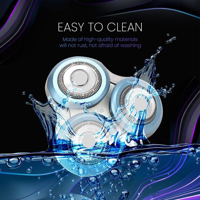 Golden Lotus Creations Golden Lotus Creations SH70/71 Replacement Heads Blades Compatible with Philips Norelco Series 7000 Electric Shavers SH70 SH71 Double Blades for Norelco Series S7000 7000 Replacement Heads