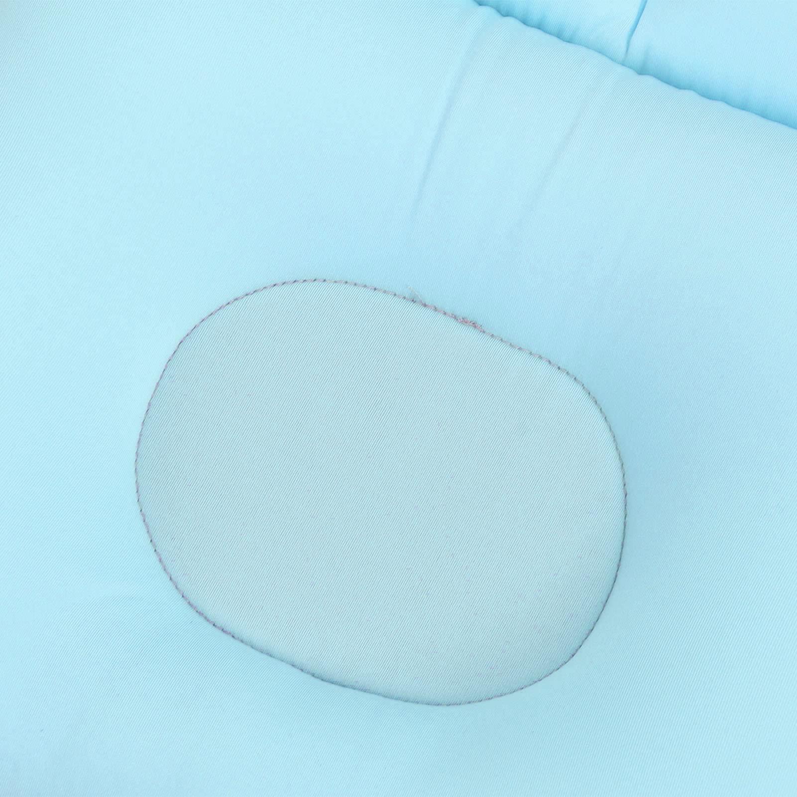 LUCKDANO Soft Breathable Back Support Bathtub Cushion Spa Pillow for Adults, Comfortable Fit, Support, Easy to Dry (Blue)